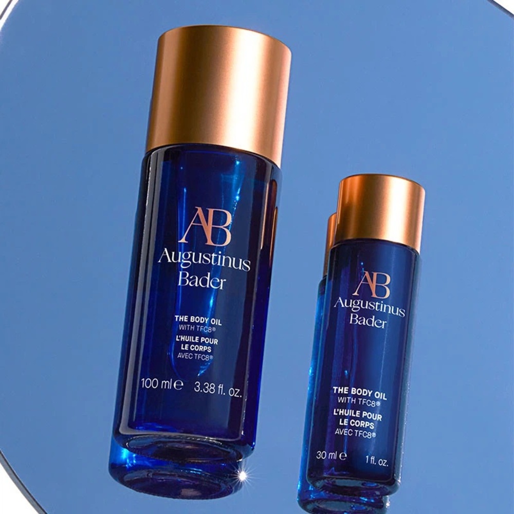 Blue and Gold Body Oil